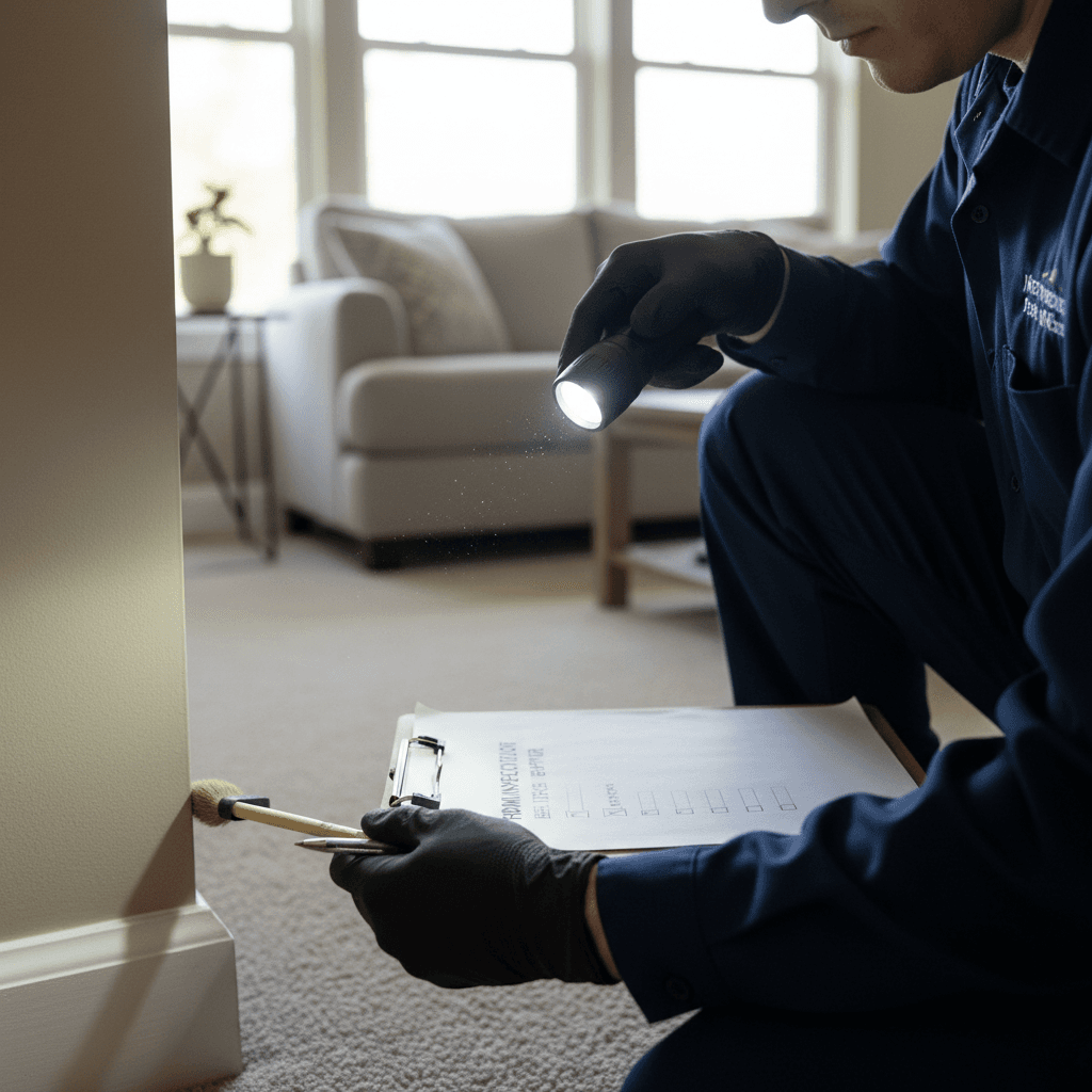 Residential pest control inspection